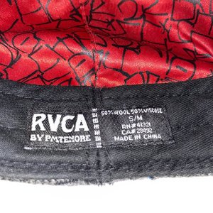 RVCA by PM Tenore Vintage Herringbone Wool Newsboy Flat Cap Size S/M
