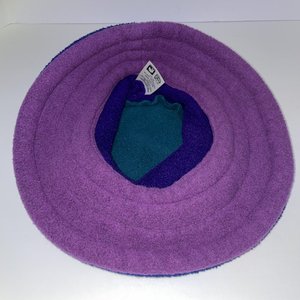 Ester Hatworks Retro Fleece Colorblock Vintage Bucket Hat Made in USA