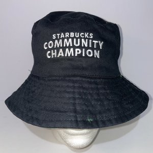 Starbucks Community Champion Reversible Bucket Hat All-Over