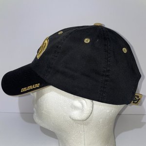 Top of the World Colorado Buffaloes Black Embroidered Relaxed Dad Hat Strapback