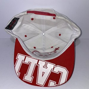 Pitbull California Republic Red & White Snapback Cap