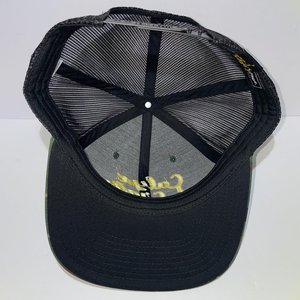 Calyx Crafts Marijuana Woodland Camo Snapback Trucker Cap