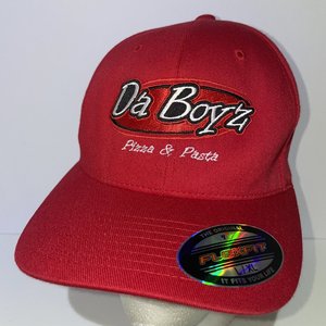 Da Boyz Pizza Red Baseball Hat Size L/XL
