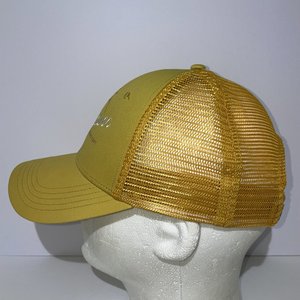 Fjall Raven Yellow Hiking Trucker Hat Size S/M