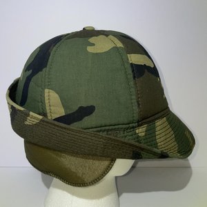 BD Hat Company Vintage Woodland Camo Duck Hunter Hat Size M