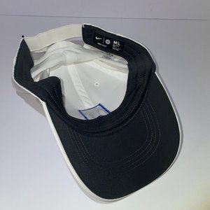 Nike Pillar Dri-Fit White Club Cap Size M/L Style FB6447-100