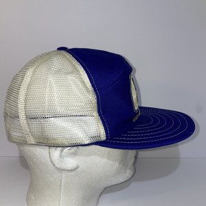 Vetco Gray Indonesia Oil Vintage Trucker Hat Blue KC Caps