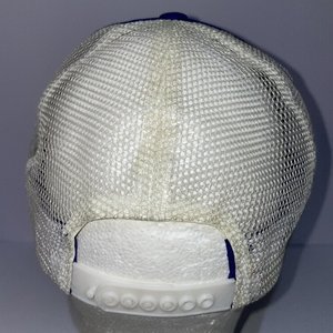 Vetco Gray Indonesia Oil Vintage Trucker Hat Blue KC Caps