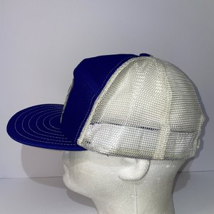 Vetco Gray Indonesia Oil Vintage Trucker Hat Blue KC Caps