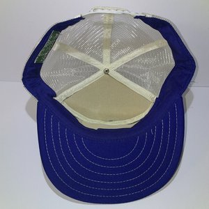 Vetco Gray Indonesia Oil Vintage Trucker Hat Blue KC Caps