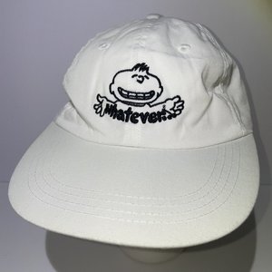 Whatever Cartoon White Vintage Baseball Cap