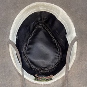 Dorfman Pacific Oilskin Olive Green Vintage Outback Hat Size L