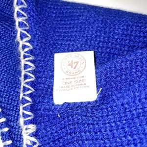 '47 Brand Kentucky Wildcats Ski Cap Tassels Poms Spell Out Winter Warm