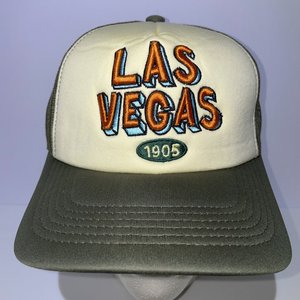 Las Vegas 1905 Retro Green Trucker Hat