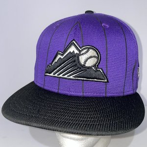 New Era Colorado Rockies Batting Practice Purple 59Fifty Cap Size 7 1/2