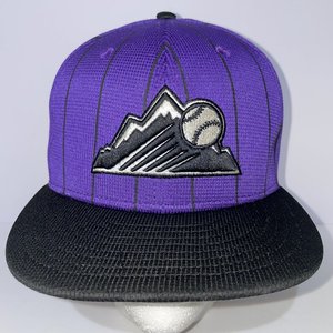 New Era Colorado Rockies Batting Practice Purple 59Fifty Cap Size 7 1/2