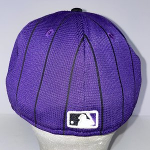 New Era Colorado Rockies Batting Practice Purple 59Fifty Cap Size 7 1/2