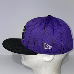 New Era Colorado Rockies Batting Practice Purple 59Fifty Cap Size 7 1/2