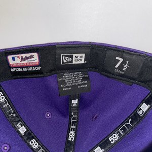 New Era Colorado Rockies Batting Practice Purple 59Fifty Cap Size 7 1/2