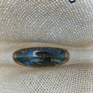 Beaver Brand Straw Vintage Cowboy Hat Size 7 3/8