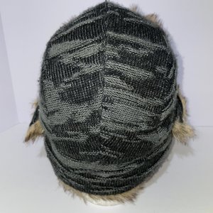 Knit Faux Fur Vintage Trapper Hat