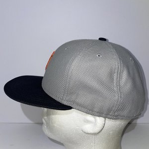 New Era 59Fifty Detroit Tigers Performance Headwear Gray Baseball Cap Size 7 3/8