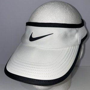 Featherlight White & Black Women's Sun Visor