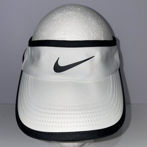 Featherlight White & Black Women's Sun Visor