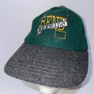 Bend Oregon Brewing Company Vintage Green Fleece Baseball Cap