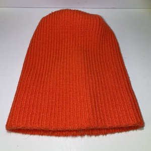 Oakley Burnt Orange Chunky Knit Beanie Large Badge
