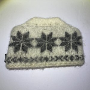 Varma Icelandic Wool White Snowflake Beanie