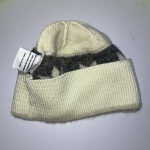 Varma Icelandic Wool White Snowflake Beanie