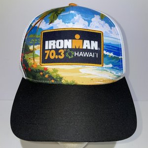 Iron Man 70.3 Hawaii 20th Anniversary Tropical Boco Gear Baseball Cap