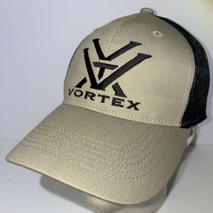 Vortex Optics Khaki Embroidered Trucker Hat