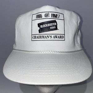 Blockbuster Video 1995 Fame 7 Chairman's Award Vintage Hat