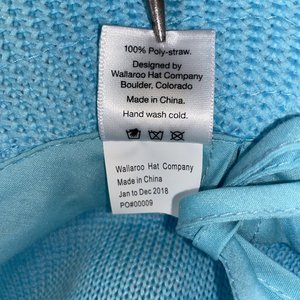 Wallaroo Victoria Turquoise Lightweight Sun Hat