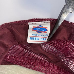 Nissin Vintage Shellback Tavern Manhattan Beach Maroon Trucker Hat