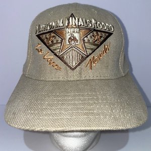 Rodeo America NFR 1996 Vintage National Finals Rodeo Baseball Cap Made in USA