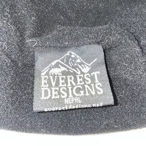 Everest Designs Fair Isle Tasseled Wool Knit Ski Cap Made in Nepal