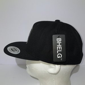 BHELG Pacific NW Black Wool Snapback Cap
