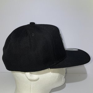BHELG Pacific NW Black Wool Snapback Cap