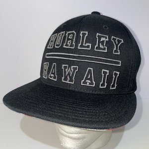 Hurley Hawaii Yupoong British Flag Black Snapback Cap
