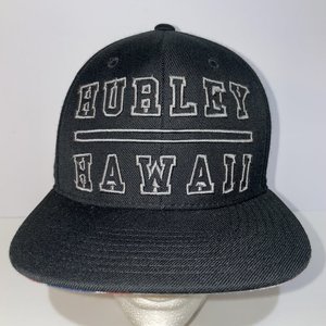 Hurley Hawaii Yupoong British Flag Black Snapback Cap