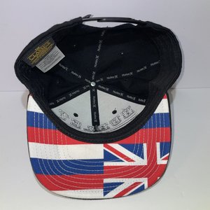 Hurley Hawaii Yupoong British Flag Black Snapback Cap