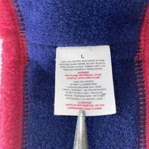 Patagonia Red Fleece Vintage Ear Warmer Headband Size L Made in USA