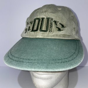 Ducks Unlimited Committee Vintage Relaxed Green Hunting Strapback Baseball Cap