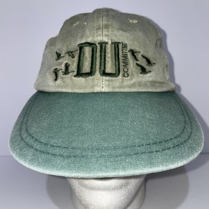 Ducks Unlimited Committee Vintage Relaxed Green Hunting Strapback Baseball Cap