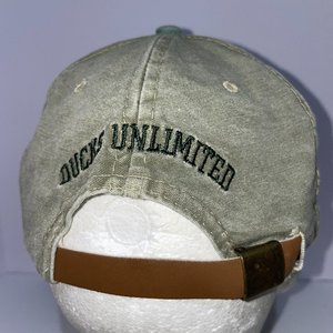 Ducks Unlimited Committee Vintage Relaxed Green Hunting Strapback Baseball Cap