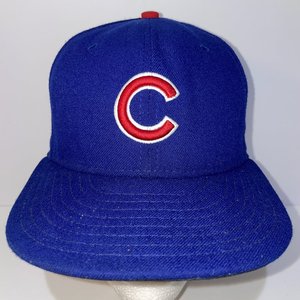 New Era Cool Base On-Field Chicago Cubs Blue Baseball Cap Size 7 1/4
