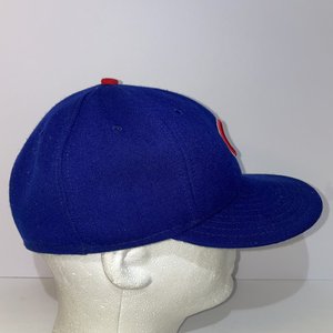 New Era Cool Base On-Field Chicago Cubs Blue Baseball Cap Size 7 1/4